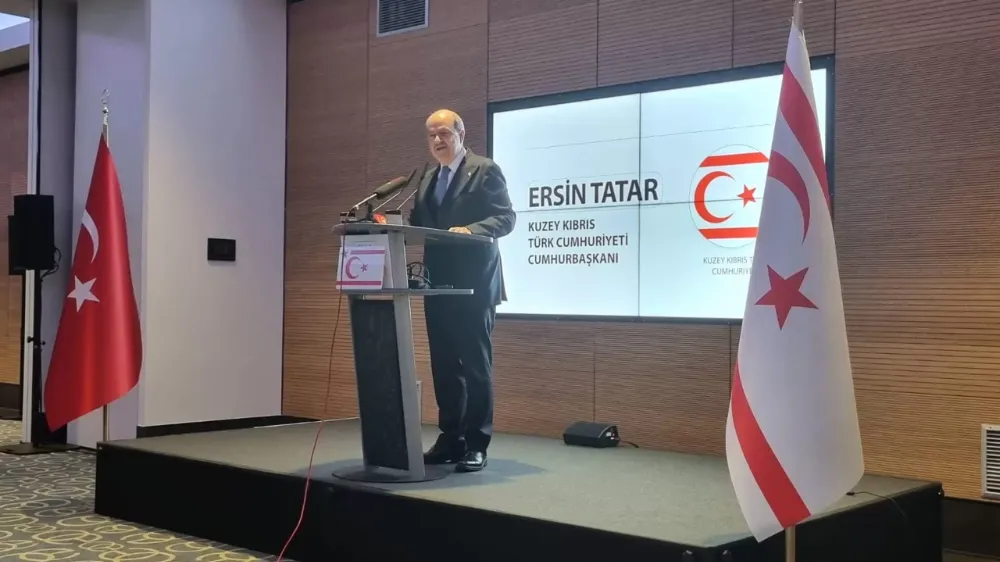 TDU Toplantısında KKTC Cumhurbaşkanı Tatar İş İnsanlarıyla Buluştu