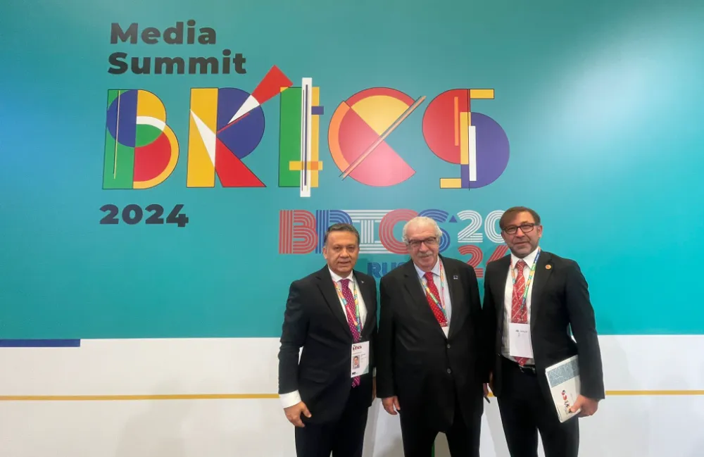 KGK, Moskova’da TASS’ın BRICS medya zirvesinde.