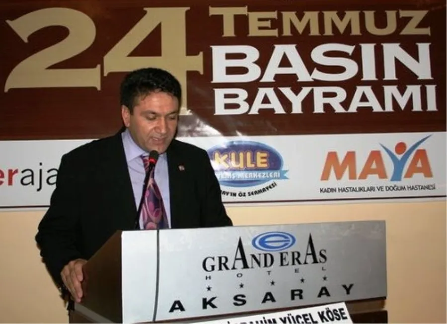 ORTA ANADOLU GAZETECİLER CEMİYETİ BAŞKANI CELİL ACAR:” BASIN DEMOKRASİNİN VAZ GEÇİLMEZ YEGÂNE UNSURLARINDANDIR”
