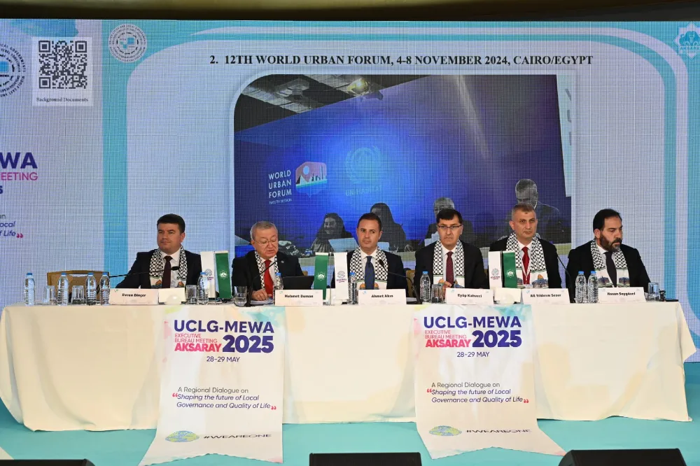 UCLG-MEWA ZİRVESİNDE KURAKLIK VE İKLİM DEĞİŞİKLİĞİ İLE ETKİN MÜCADELE EDİLMESİ ADINA BİLDİRİ YAYINLANDI